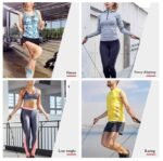 2x Stück Springseil Hüpfseil Skipping Jump Rope Seilspringen Fitness Schwarz Grün /Rot/Blau – Bild 3