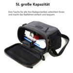 Fahrradkorb vorne Tasche Wasserdichter mit Touchscreen Vorne Fahrradtasche Bike bag 6 Liter – Bild 3