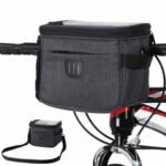 Fahrradkorb vorne Tasche Wasserdichter mit Touchscreen Vorne Fahrradtasche Bike bag 6 Liter – Bild 5