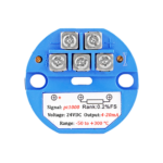 PT 1000 RTD Temperatur Transmitter Modul 4–20mA 0–10V −50~300°C DC24V Sensor