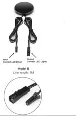 2x Drahtloser Touch-Dimmer LED Schalter 12V–24V – Unsichtbarer Handsweep Sensor für Möbel & Schränke – Bild 9