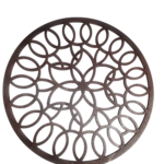 2 Stück BLUME DES LEBENS Wand Dekoration aus Natur Holz für Büro Küche Wohnzimmer Wandkunst