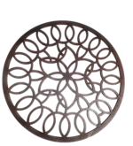 2 Stück BLUME DES LEBENS Wand Dekoration aus Natur Holz für Büro Küche Wohnzimmer Wandkunst