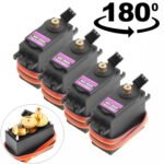 4x MG996R Servo 15KG Metallgetriebe – 180° 360° RC Digital Servo Set – Bild 4