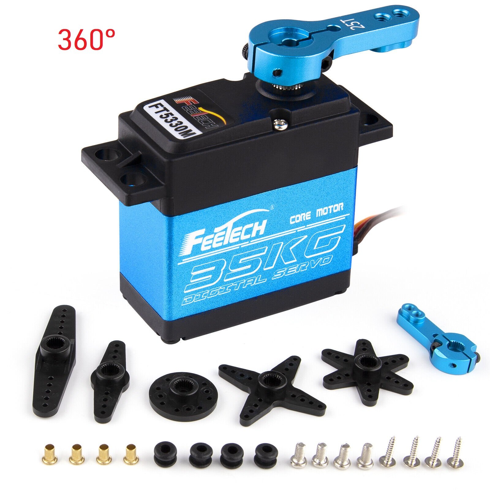 Main35KG 35KG RC Servo Motor Metallgetriebe – Wasserdicht High Torque 25T Digital Servo – Bild 1