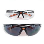 2x Schutzbrille Klar & Dunkel – Winddicht Staubdicht Sicherheitsbrille Belüftet