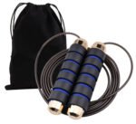 2x Stück Springseil Hüpfseil Skipping Jump Rope Seilspringen Fitness Schwarz Grün /Rot/Blau – Bild 5