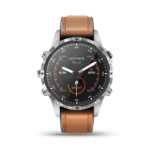 GT45 Smartwatch mit leder Armband – Multisensor Uhr mit AI-Sprachsteuerung & Bluetooth