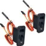 2x RC Schalter mit LED JR Stecker – Ein/Aus Schalter 12A für RC Auto Empfänger