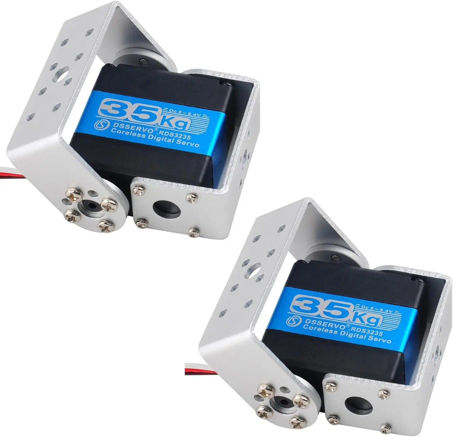 main-image-1 RC Digital Servo 25KG 35KG Metallgetriebe – Dual Shaft Roboterarm Servo 270° – Bild 1