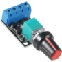 DC Motor Stufenlos PWM DC Drehzahlregler & LED-Dimmer  – 5V / 12V | 10A