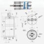 DC Getriebemotor JGA25-370 – 6 V / 12 V / 24 V Metall-Getriebemotor High Torque – Bild 10